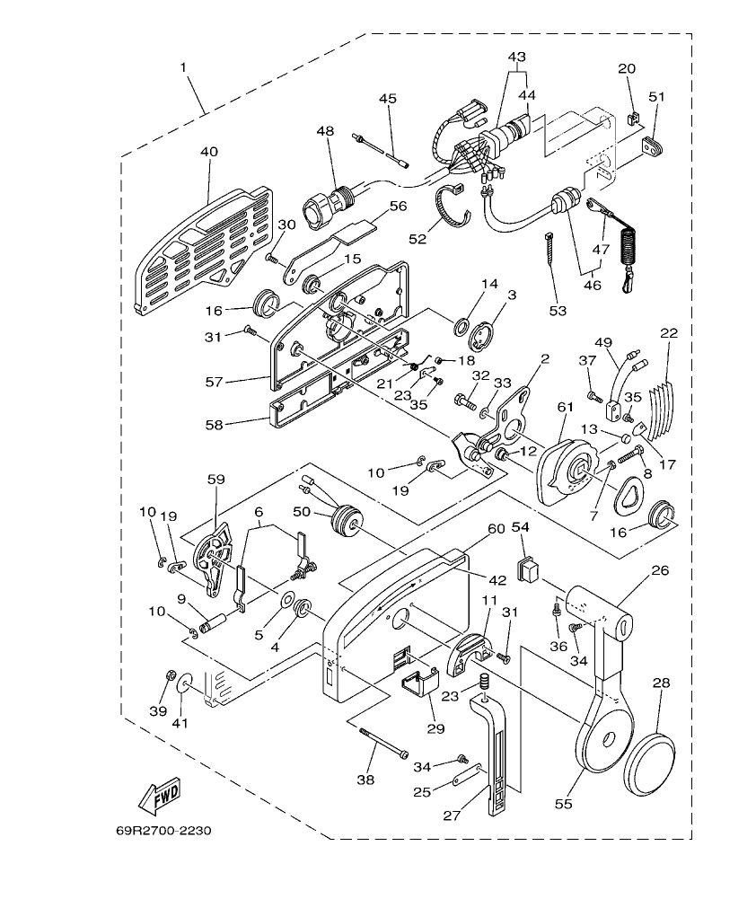 Fig. 28 – REMOTE CONTROL ASSY