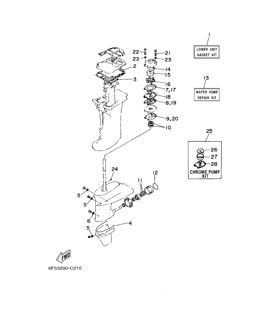 E40G’04 – section 31 REPAIR KIT 3 parts diagram