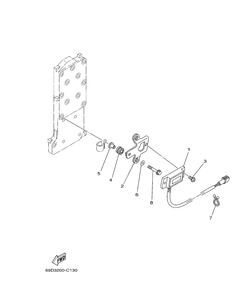 E60H’04 – section 13 ELECTRICAL 5 parts diagram