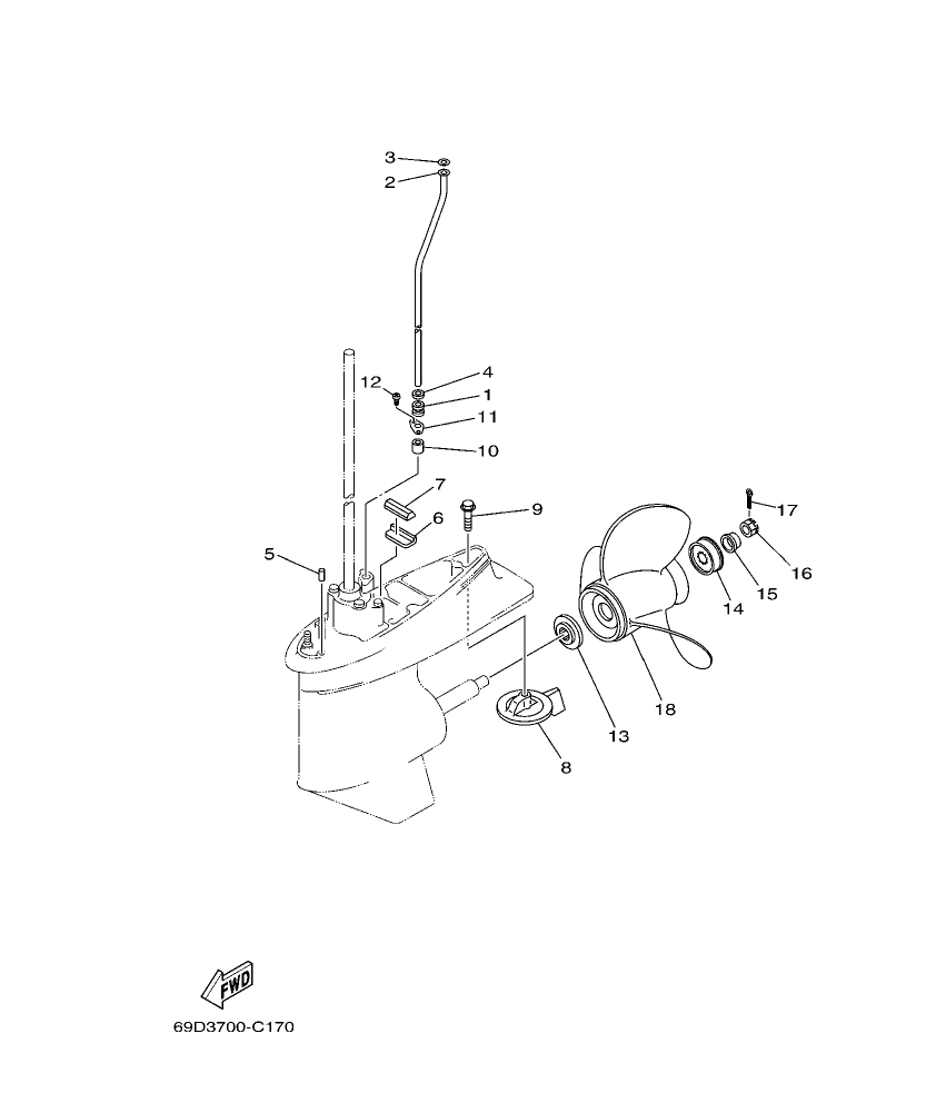 Fig. 25 – LOWER CASING & DRIVE 3