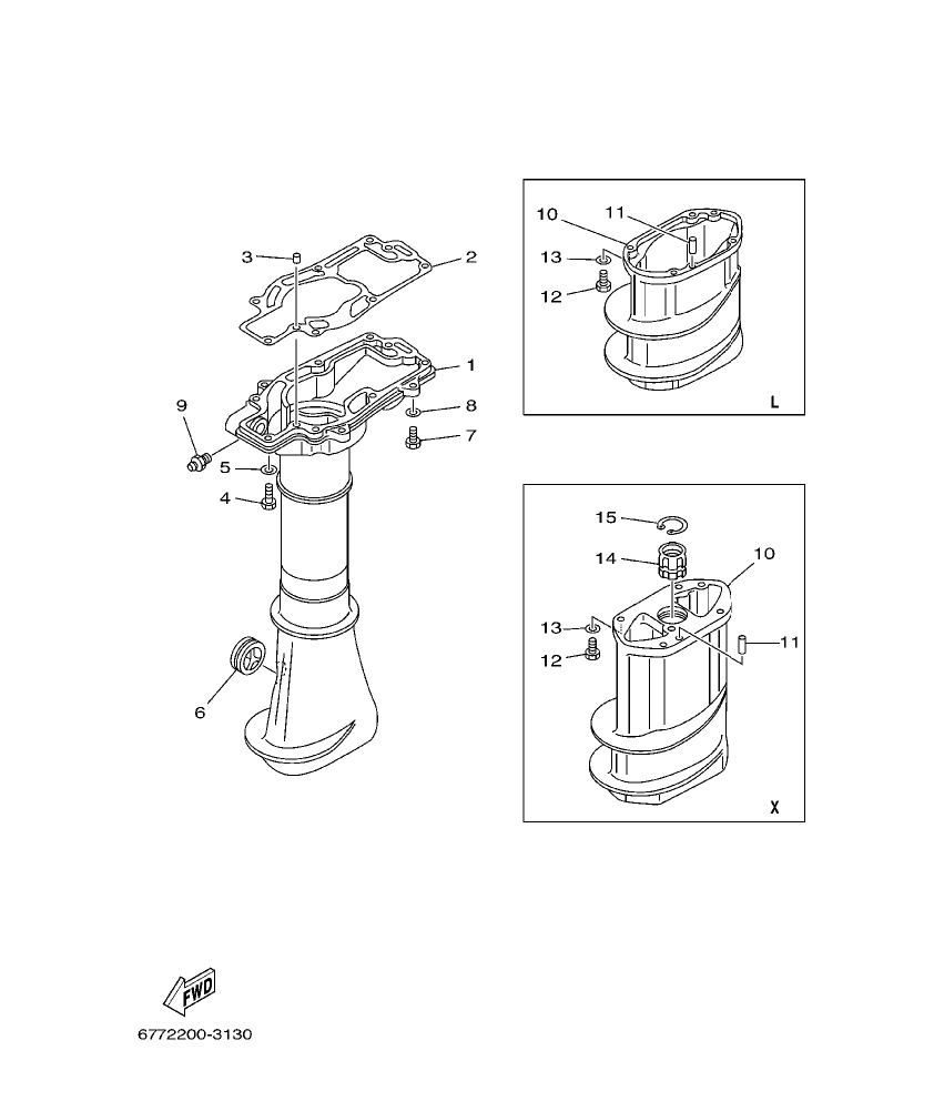 Fig. 13 – UPPER CASING