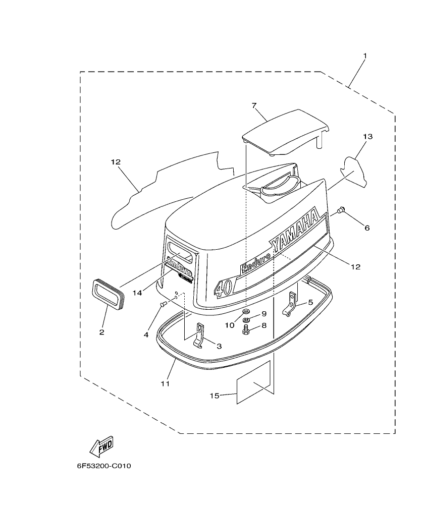 Fig. 1 – TOP COWLING