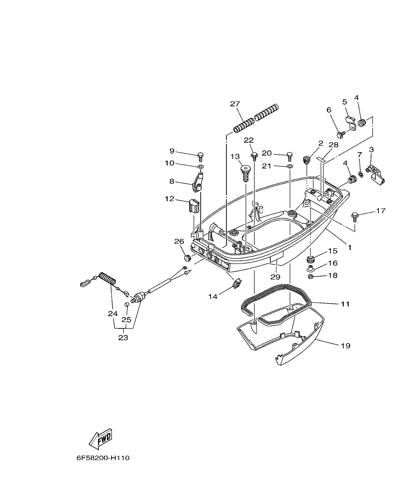Fig. 11 – BOTTOM COWLING