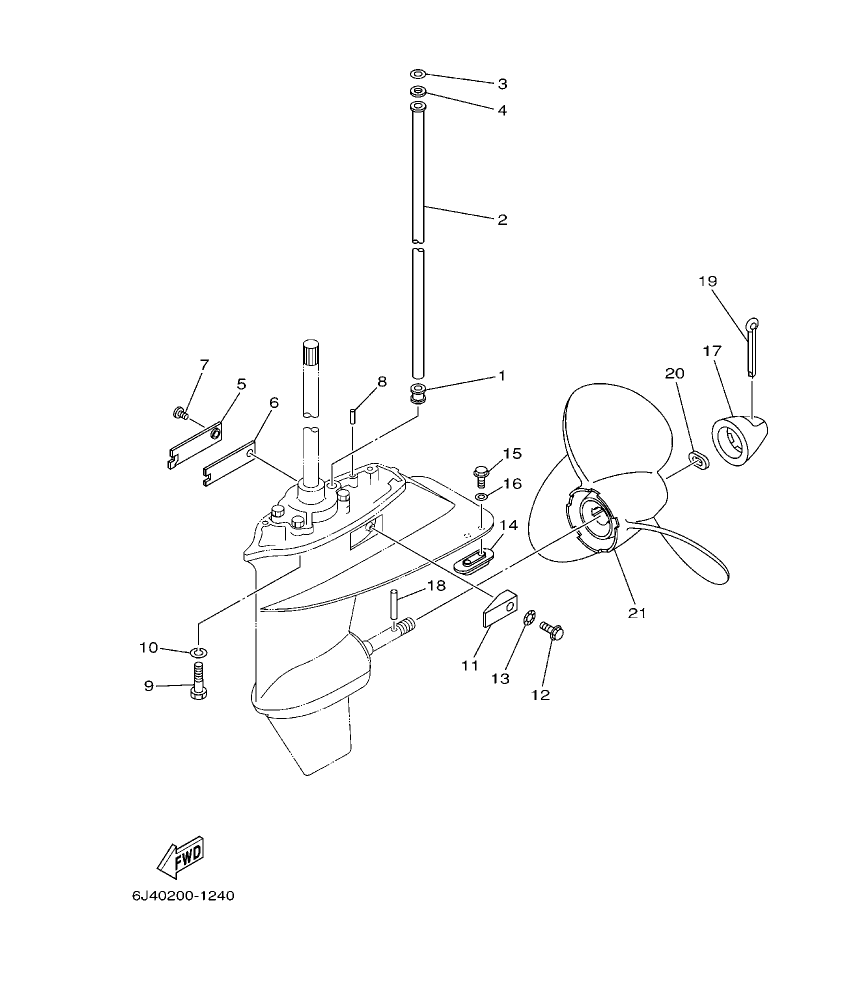 Fig. 18 – LOWER CASING & DRIVE 2