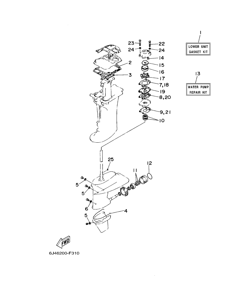 Fig. 21 – REPAIR KIT 2