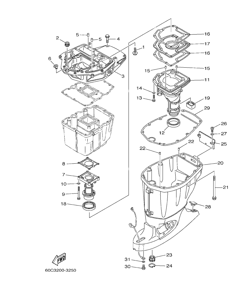 Fig. 25 – UPPER CASING