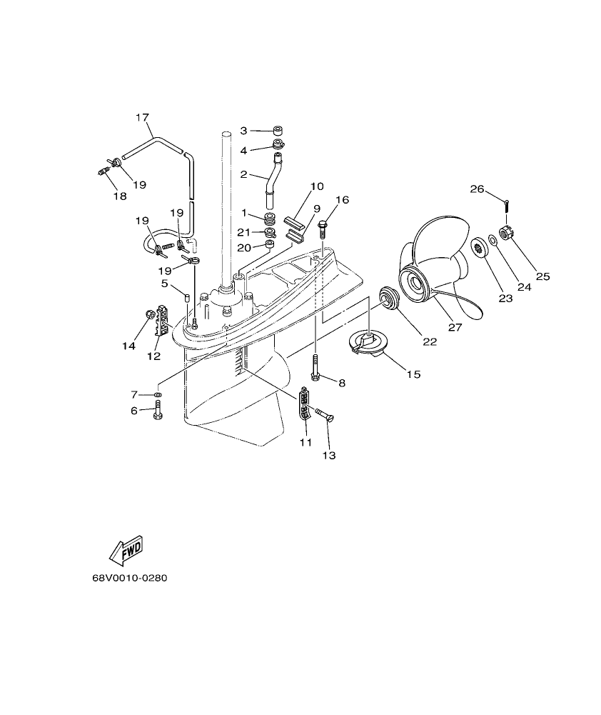 Fig. 28 – LOWER CASING & DRIVE 2
