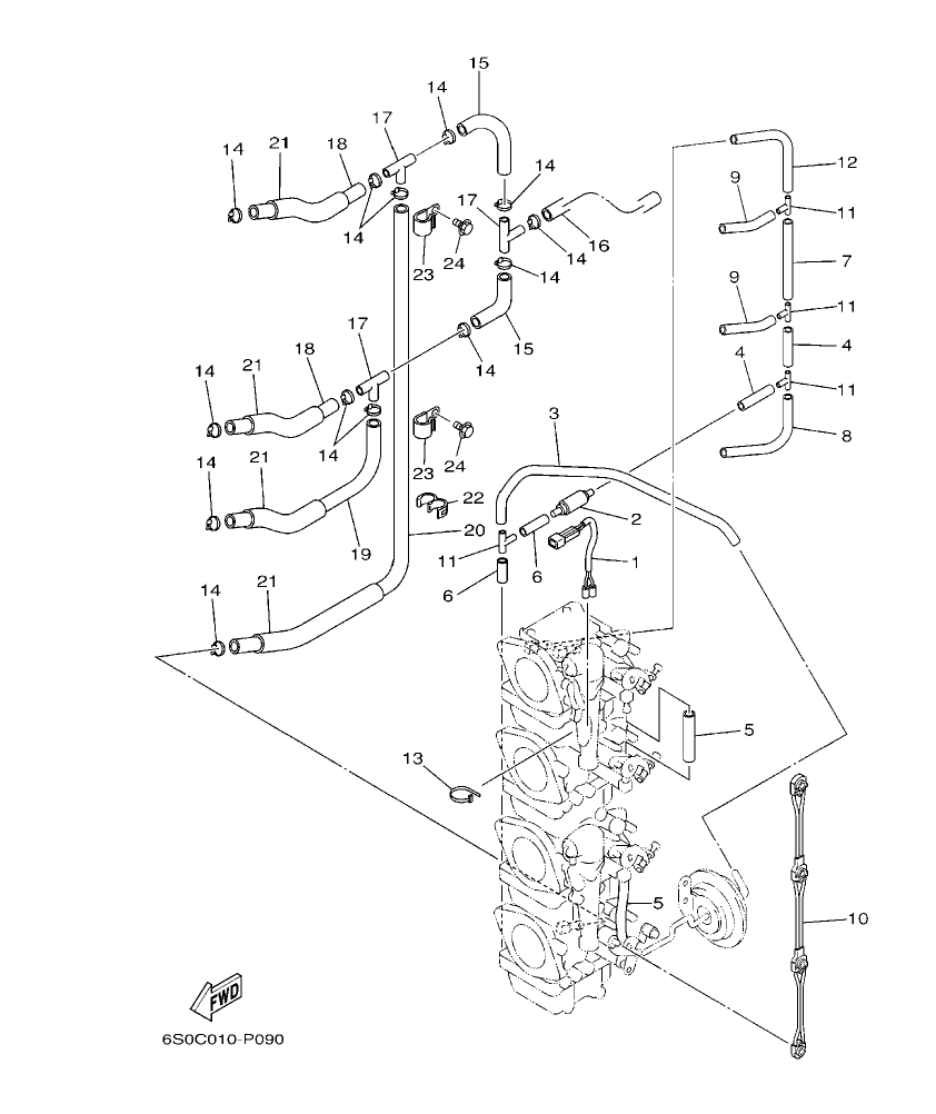 F100BET – section 9 CARBURETOR 2 parts diagram