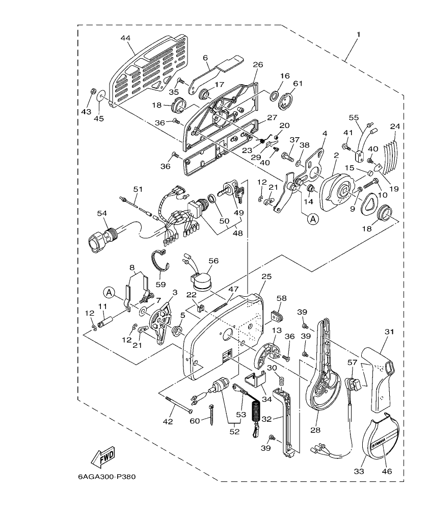F100BET – section 29 REMOTE CONTROL ASSY parts diagram