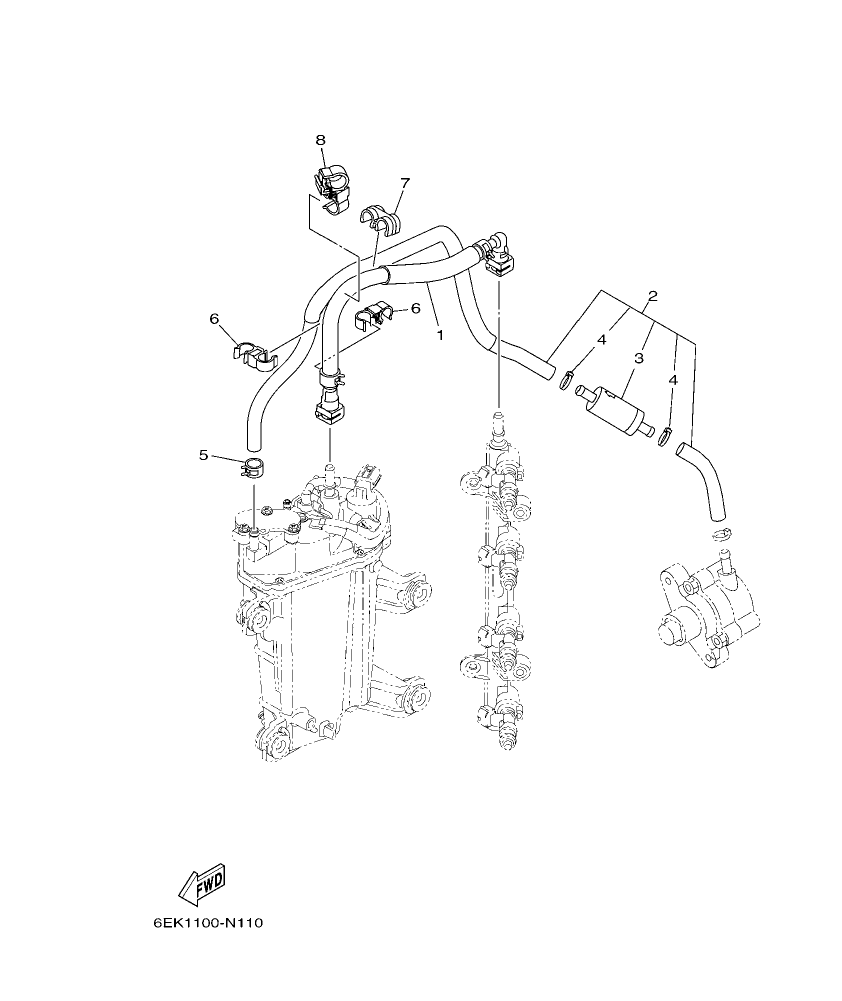 F130AET – section 11 FUEL INJECTION PUMP 2 parts diagram