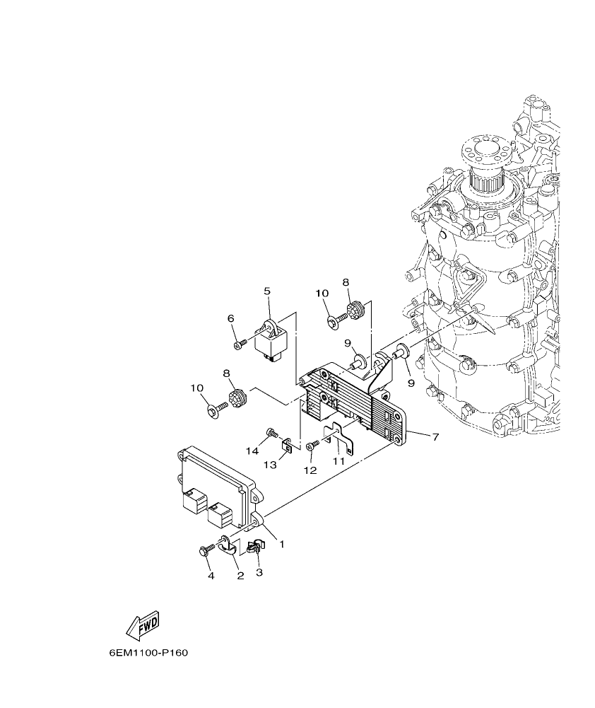 F130AET – section 16 ELECTRICAL 1 parts diagram