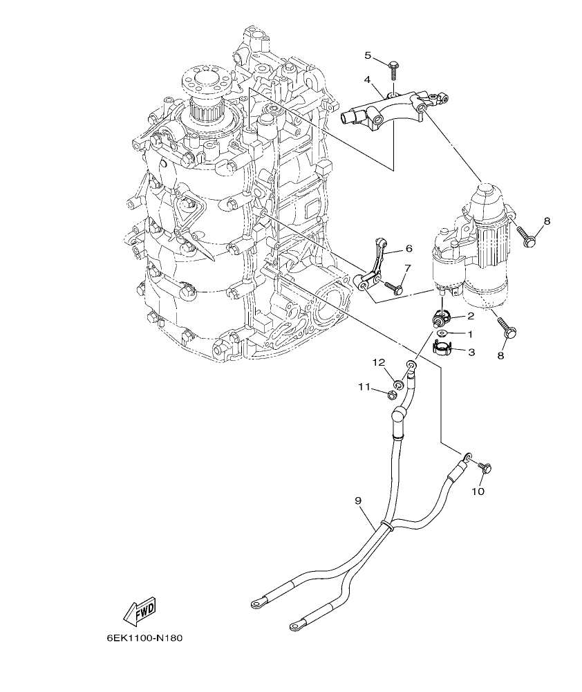 F130AET – section 18 ELECTRICAL 3 parts diagram