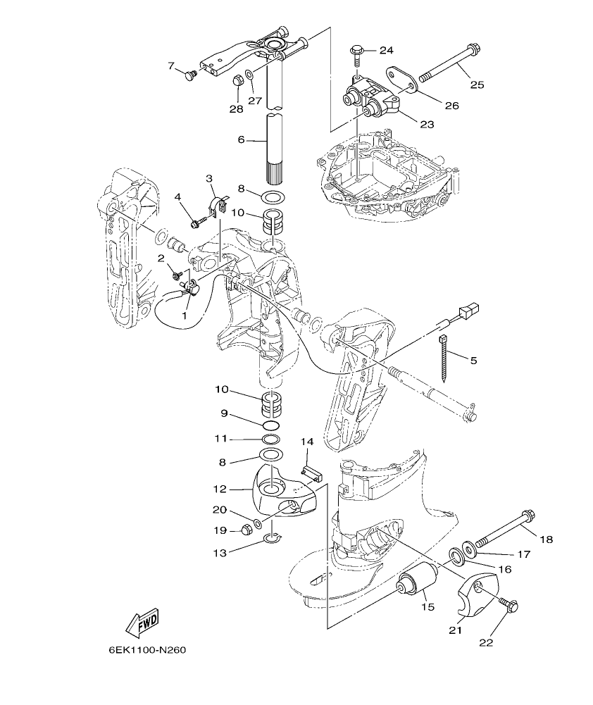 F130AET – section 27 BRACKET 2 parts diagram