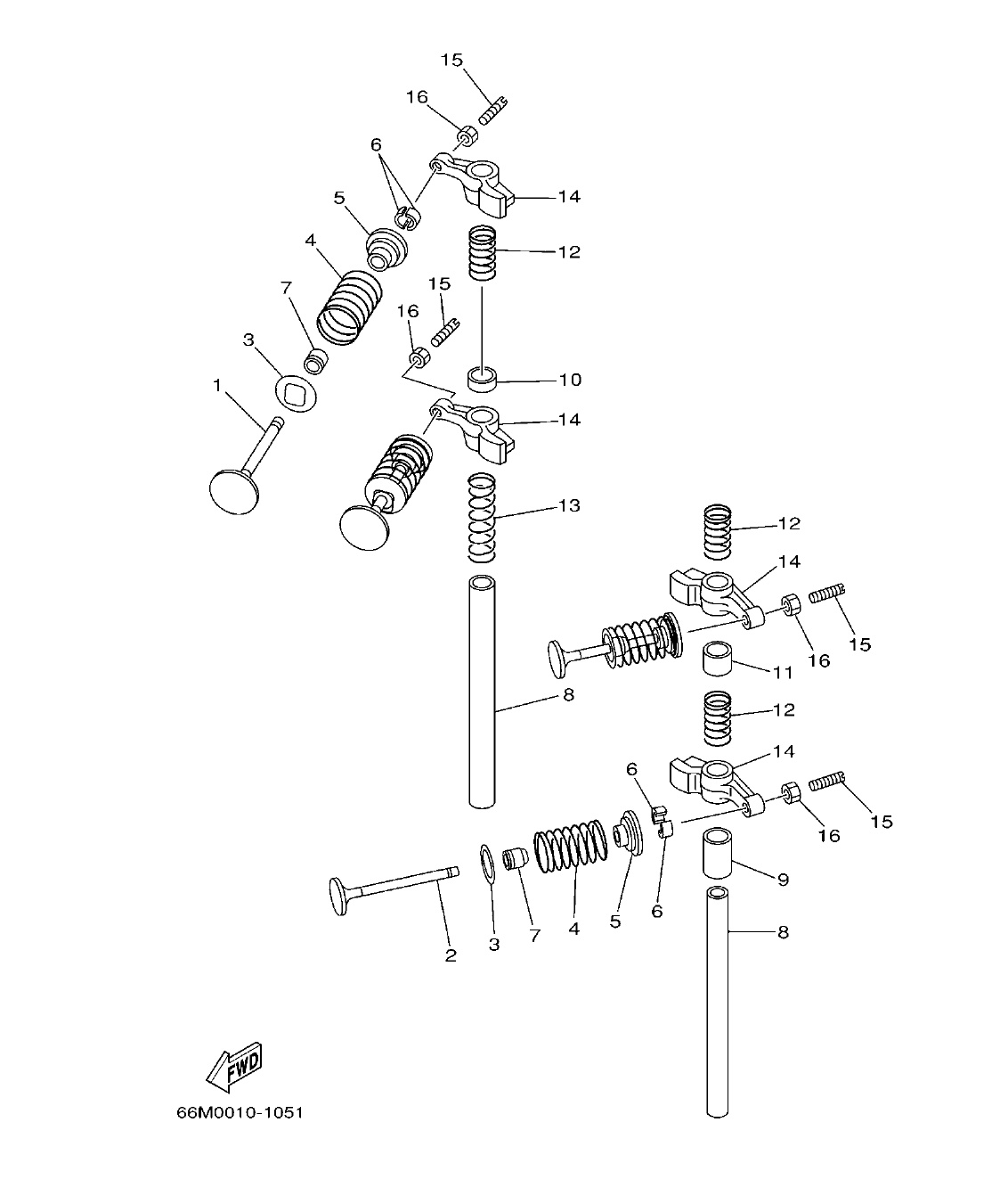 F15B'04 – section 5 VALVE VALVULA parts diagram
