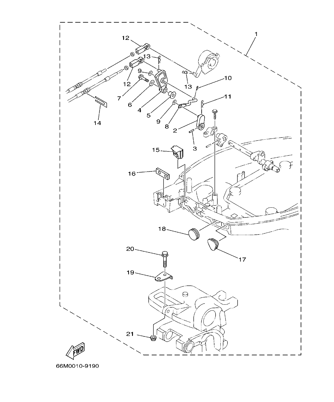 F15B'04 – section 17 REMO CON ATTACHMENT CONJUNTO ADITAMENTO parts diagram