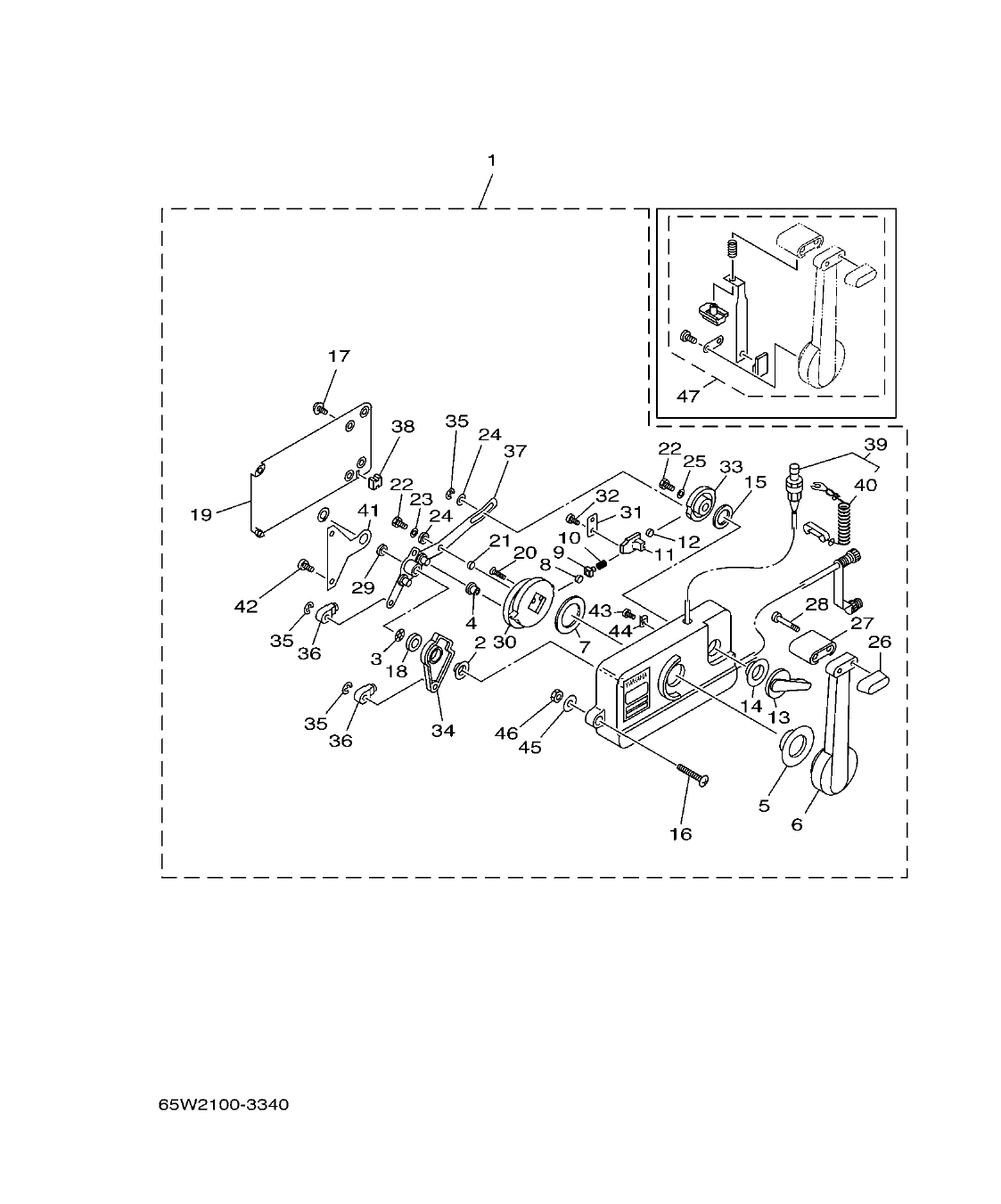 F15B'04 – section 27 REMOTE CONTROL ASSY CONTROL REMOTO COMPL parts diagram