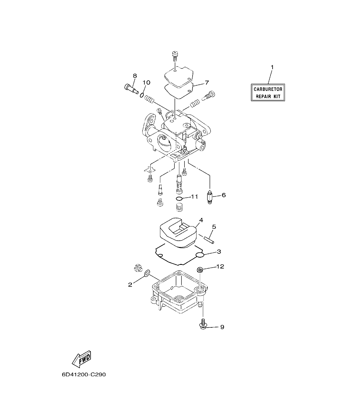 F15B'04 – section 29 REPAIR KIT 2 ESTUCHE REPARATION 2 parts diagram
