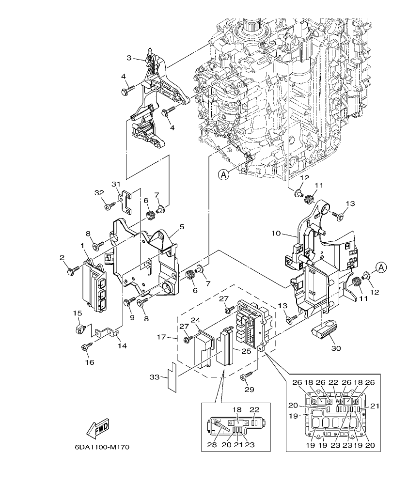F175AET – section 17 ELECTRICAL 1 parts diagram