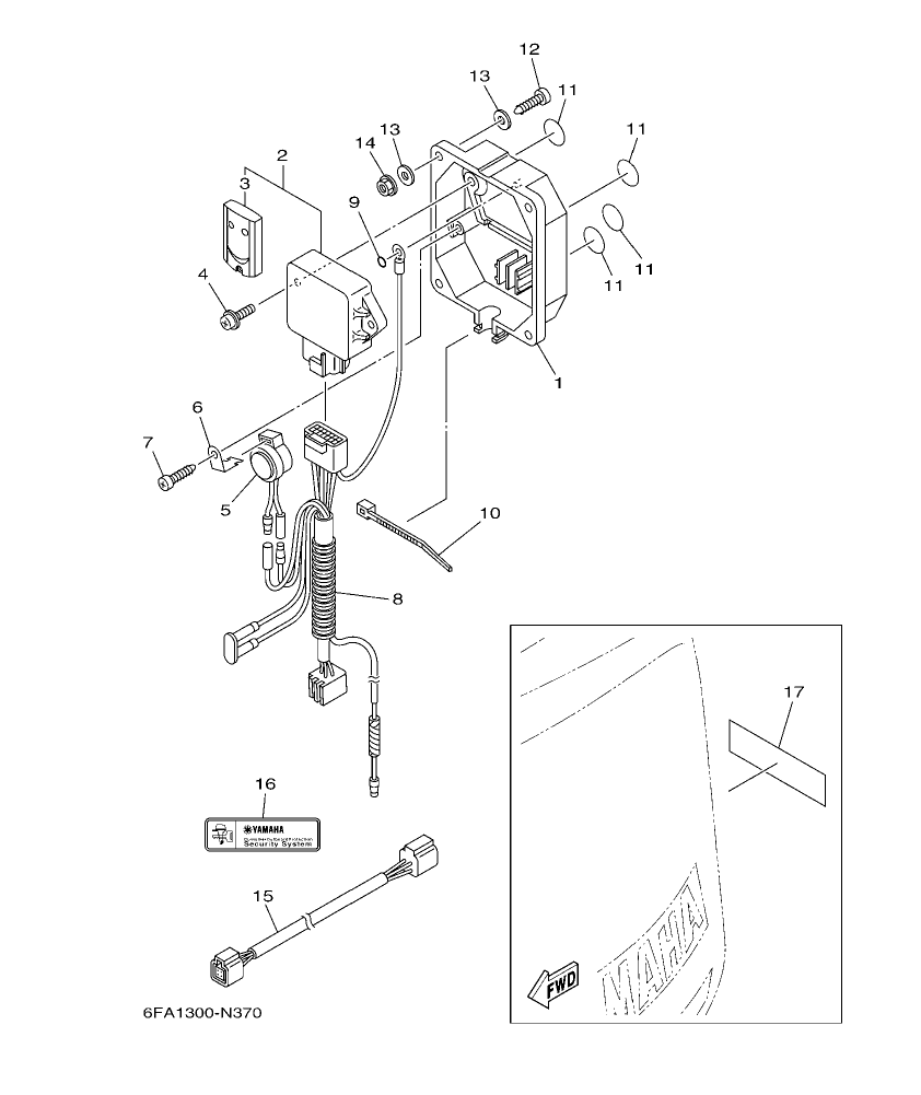 F175AET – section 37 OPTIONAL PARTS 1 parts diagram