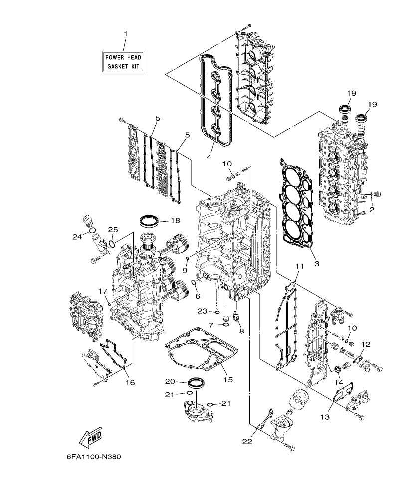 F175AET – section 39 REPAIR KIT 1 parts diagram