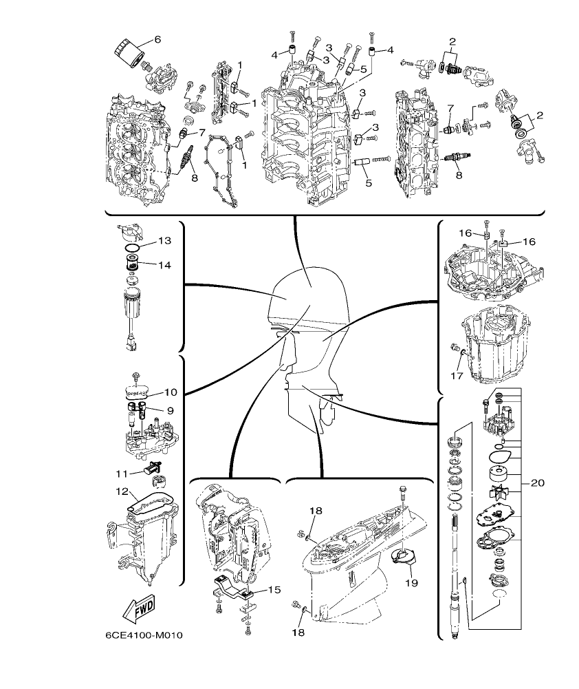 Fig. 1 – SCHEDULED SERVICE PARTS