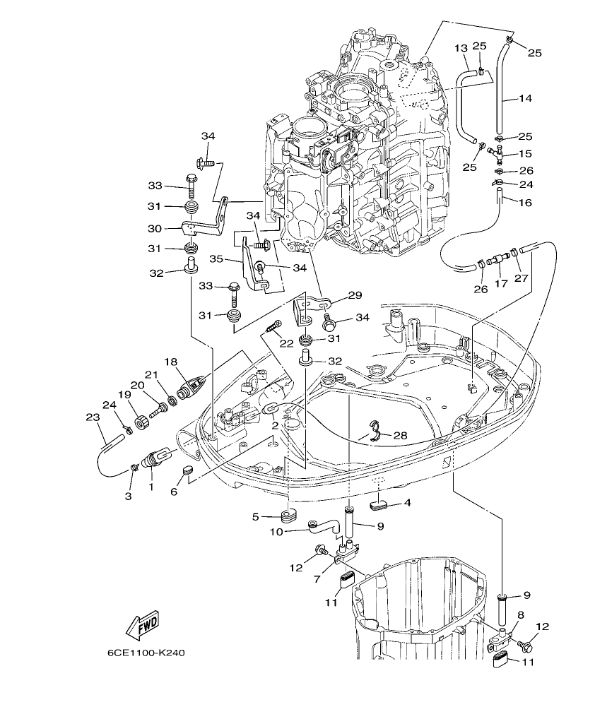 Fig. 25 – BOTTOM COWLING 2