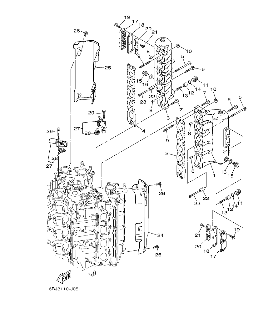 Fig. 5 – CYLINDER & CRANKCASE 3