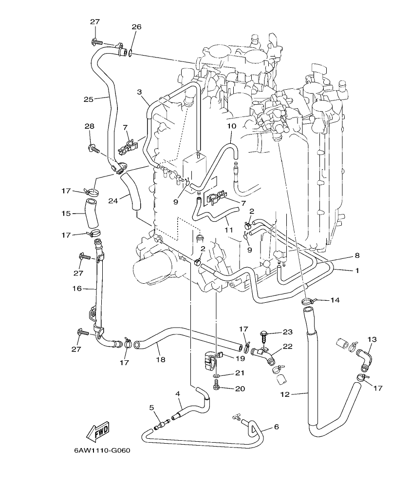 Fig. 6 – CYLINDER & CRANKCASE 4