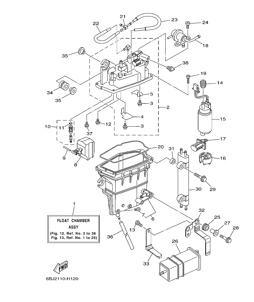 Fig. 12 – FUEL INJECTION PUMP 1