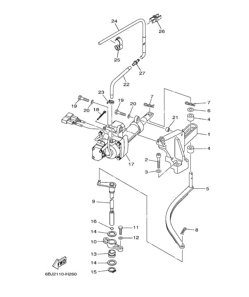 LF350CA-2011 – section 26 CONTROL parts diagram