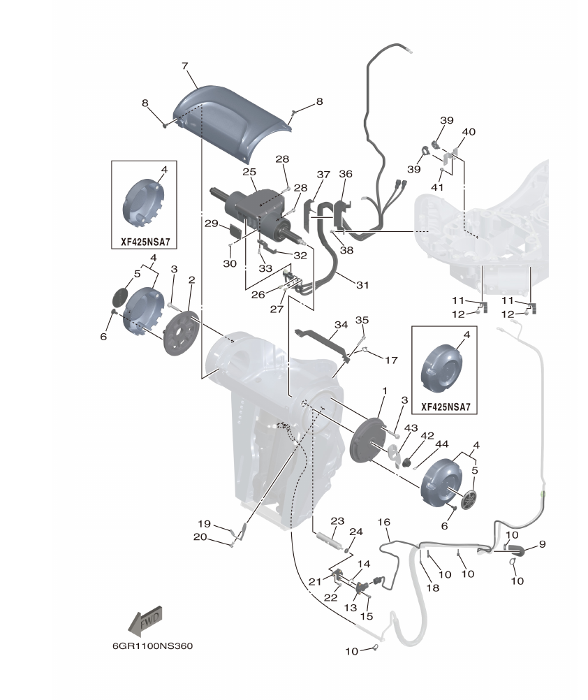 PC_XF425 (6GR1) – section 36 BRACKET 2 parts diagram