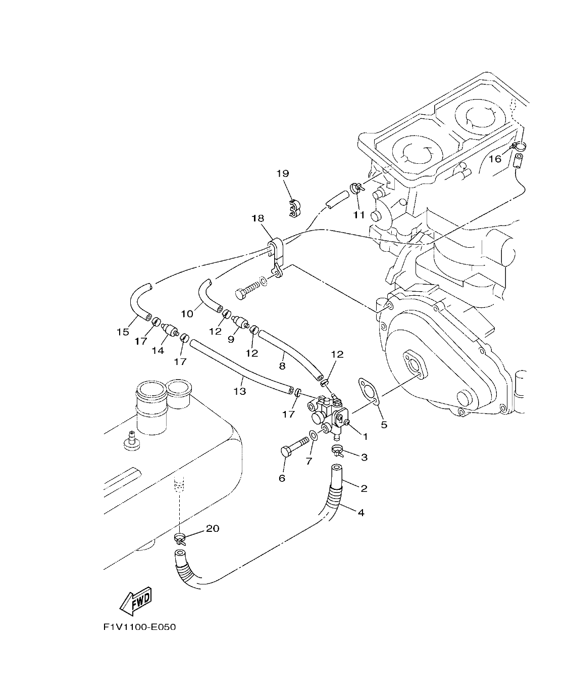 Fig. 5 – OIL PUMP diagram