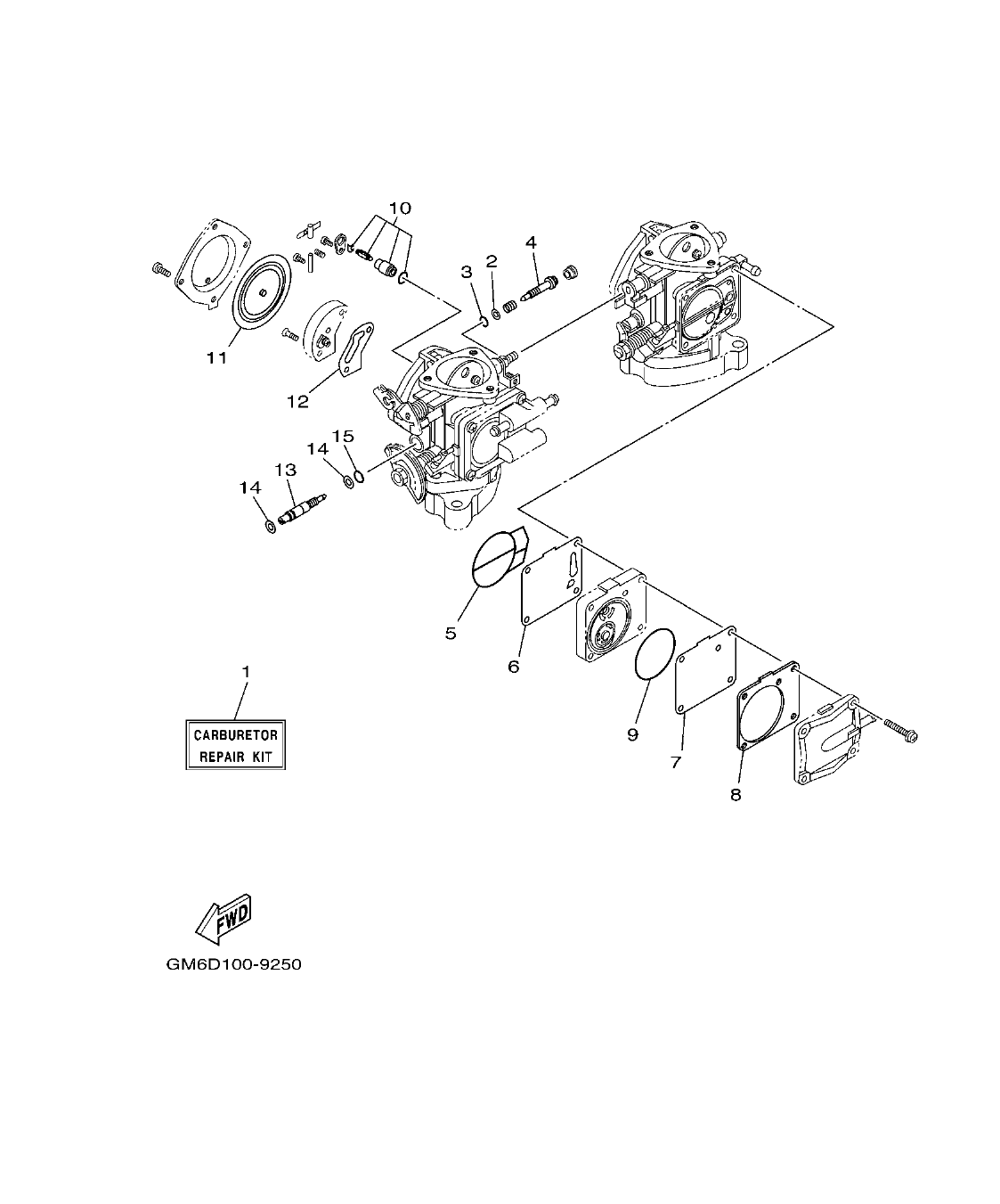 VX700-E – section 29 REPAIR KIT 2 parts diagram
