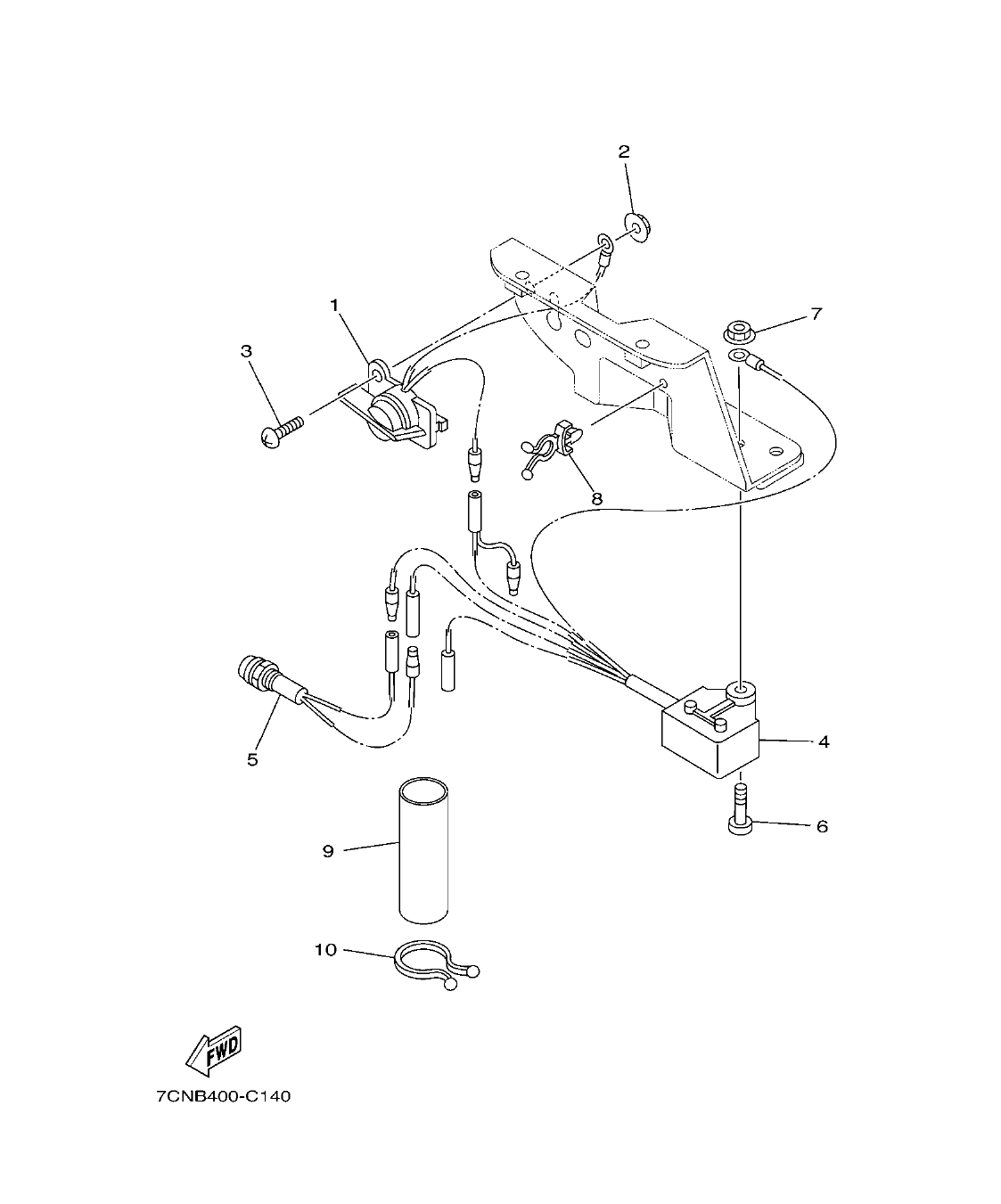 YP20G – section 13 ELECTRICAL 2 parts diagram