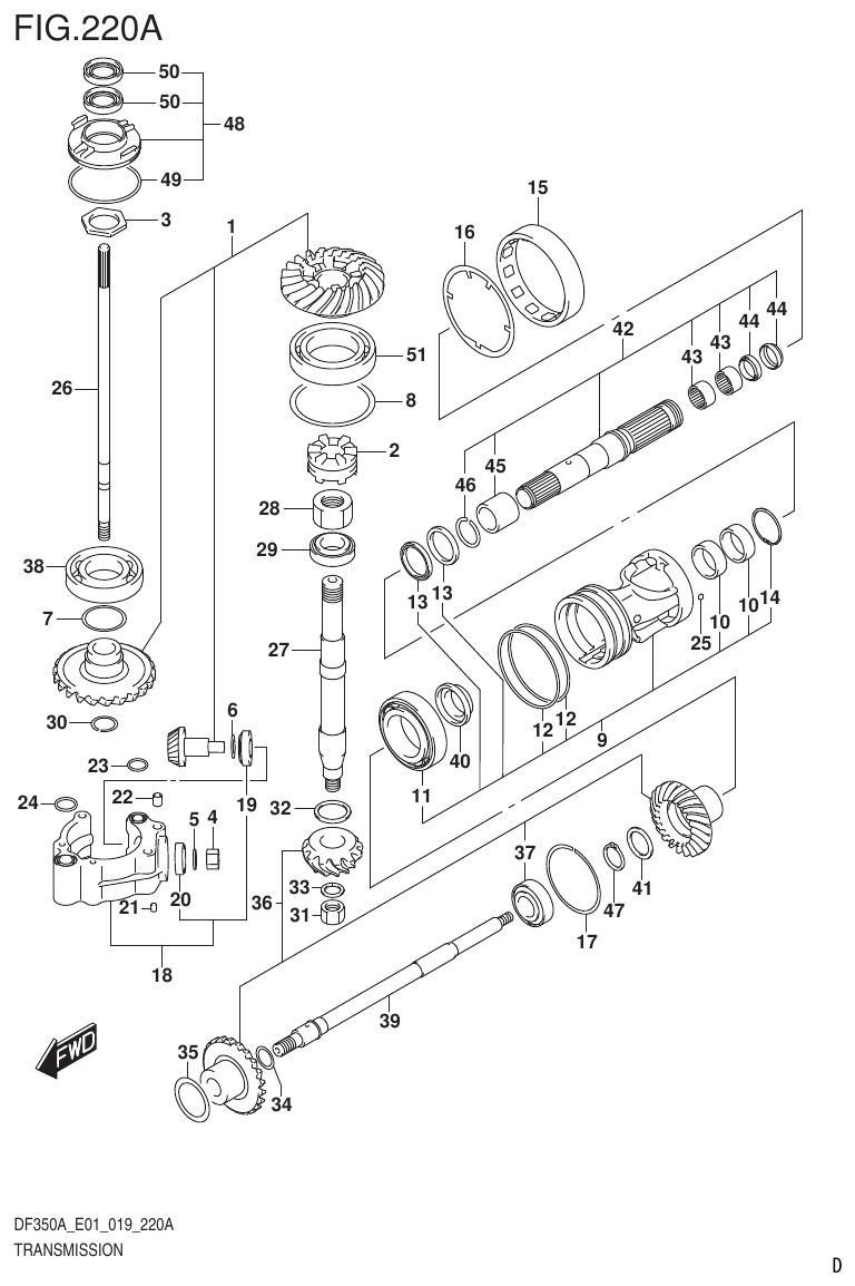 Suzuki DF325AT REF3 parts diagram