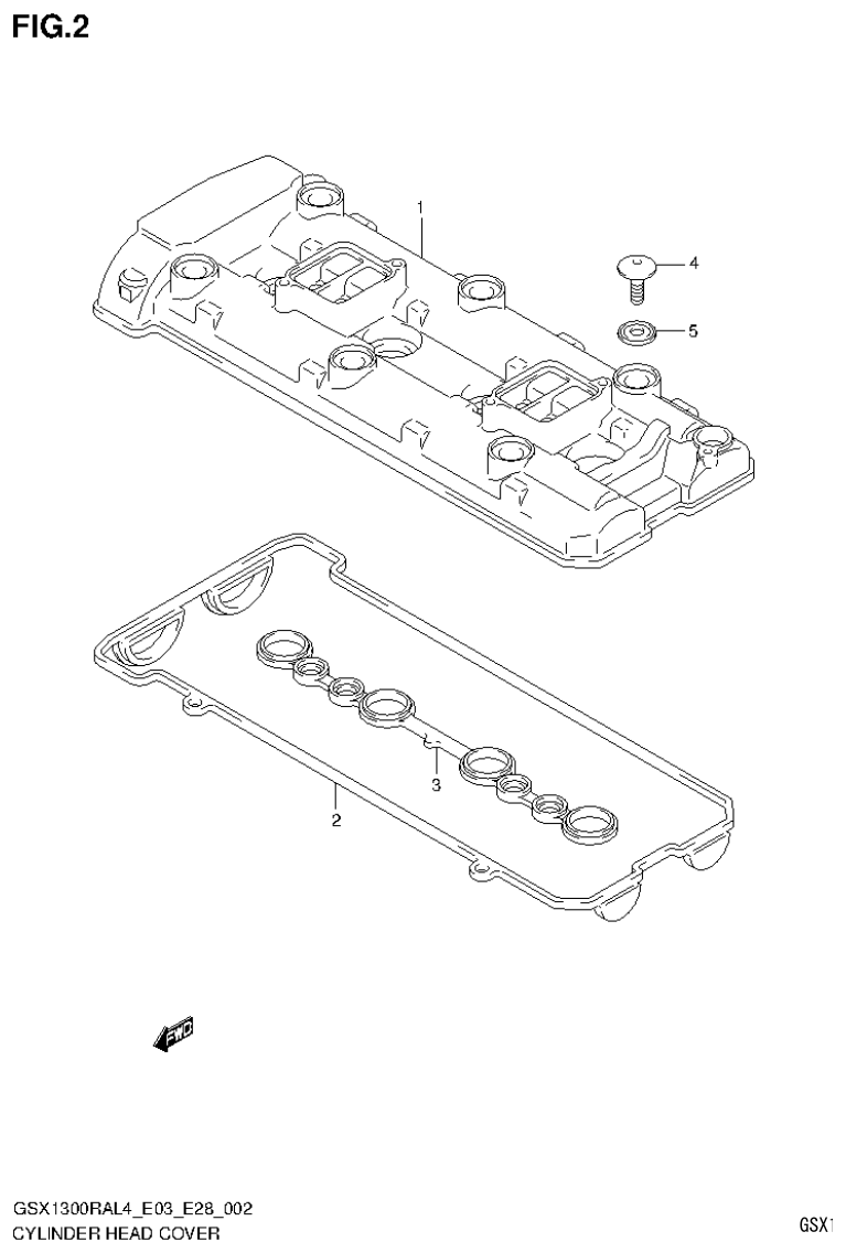 Suzuki GSX1300RAL4_E03_E28(9900B-30900) CYLINDER HEAD COVER parts diagram