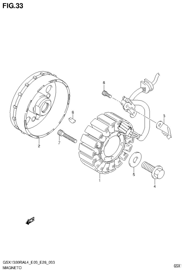 Suzuki GSX1300RAL4_E03_E28(9900B-30900) MAGNETO parts diagram