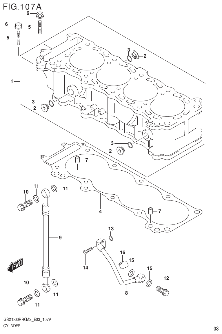 Suzuki GSX1300RRQM2_E03(9900B-31813-000)-1 CYLINDER parts diagram
