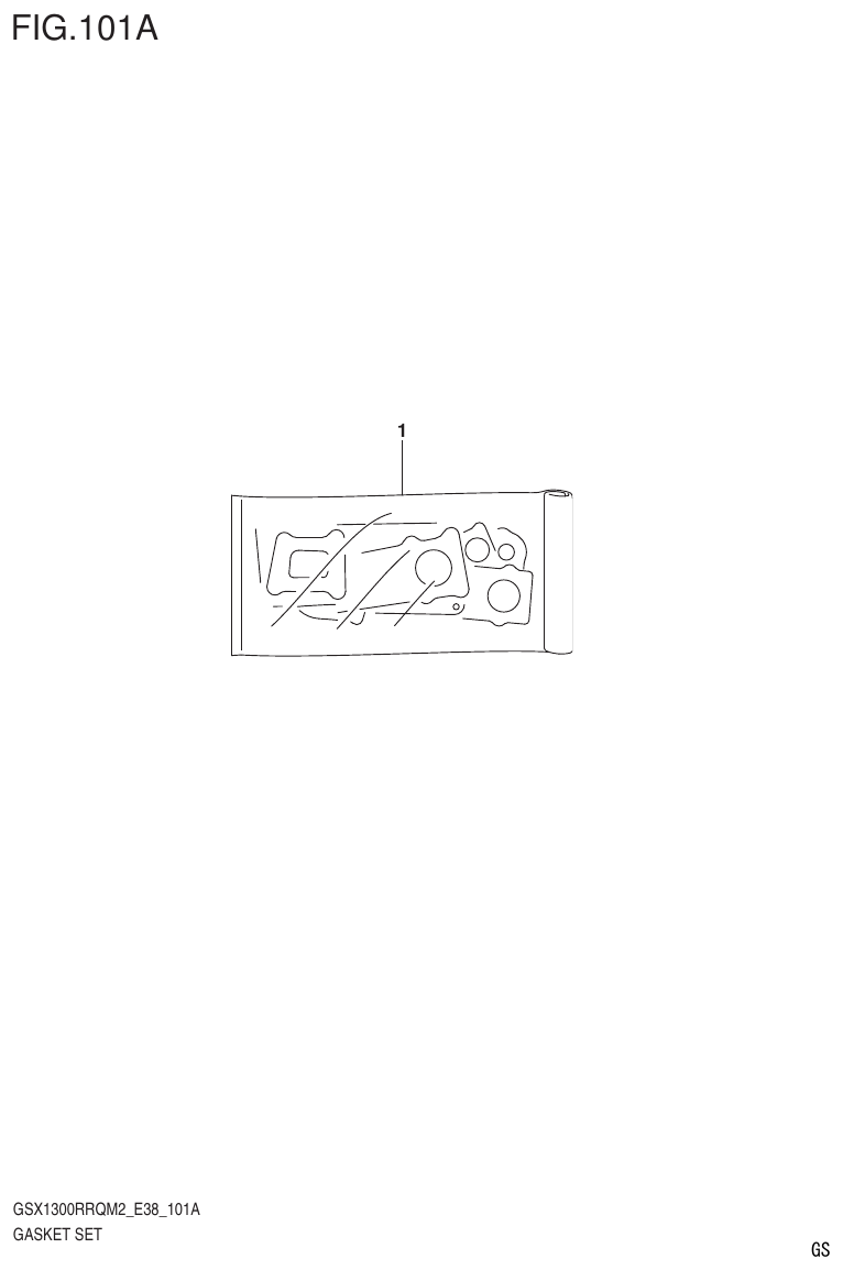 Suzuki GSX1300RRQM2_E38(9900B-31885-000) GASKET SET parts diagram