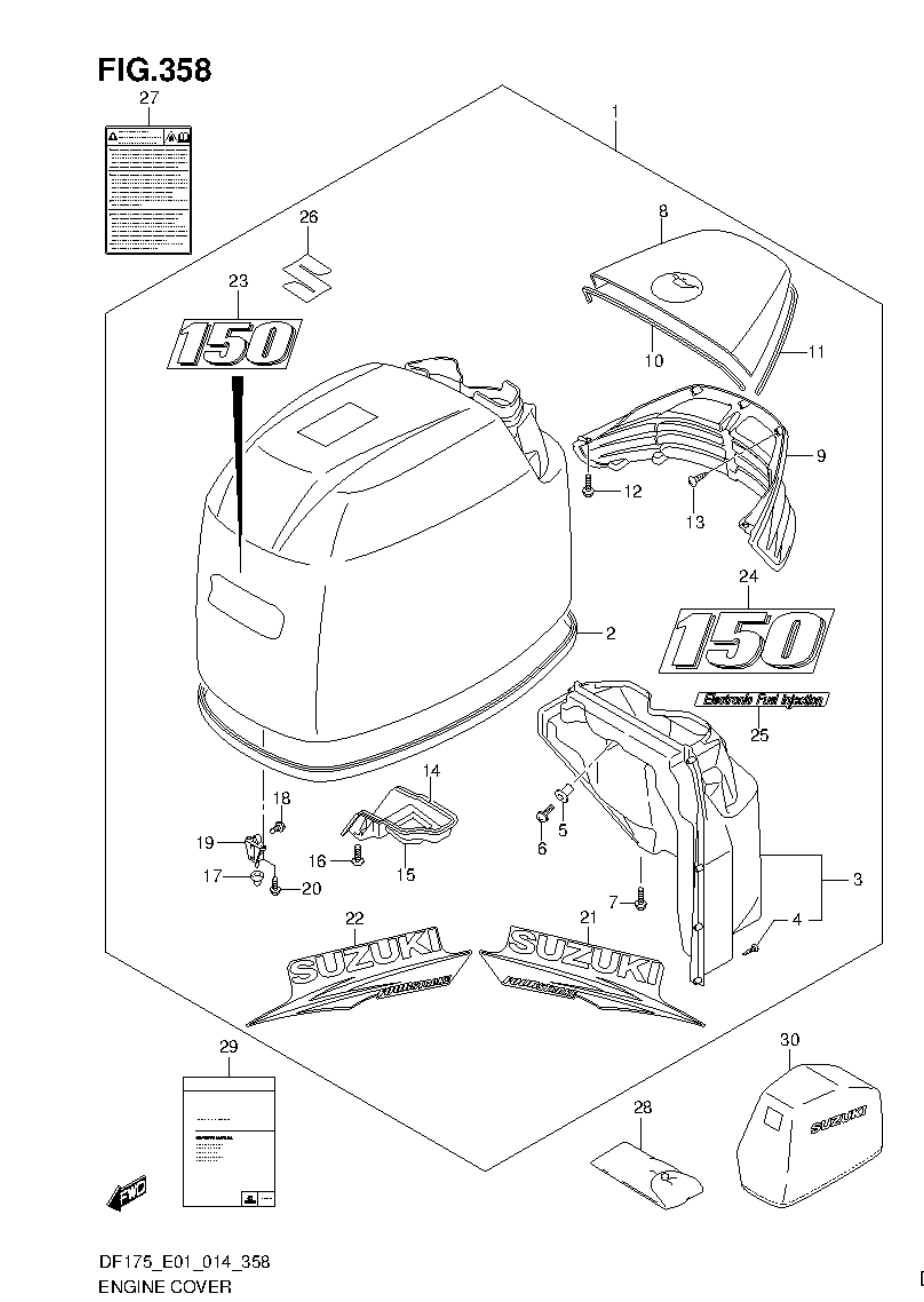 ENGINE COVER (FOR 0EP)
