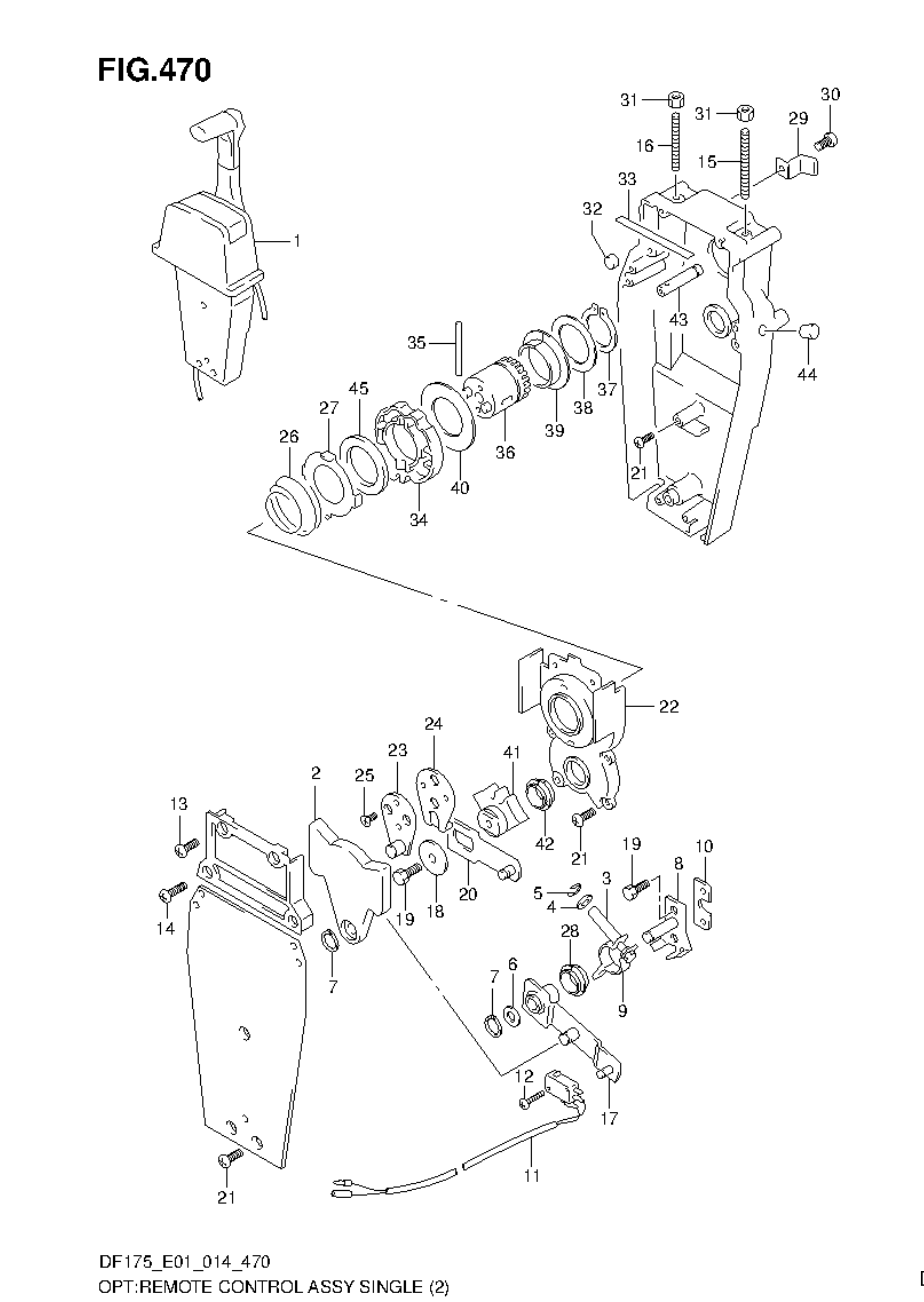 OPT:REMOTE CONTROL ASSY SINGLE (2)