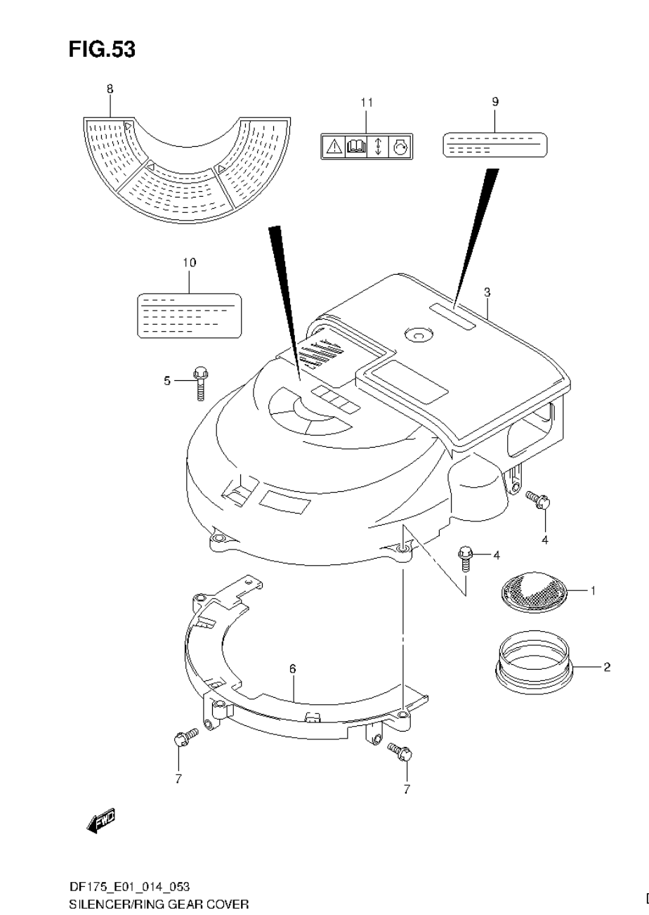 SILENCER/RING GEAR COVER