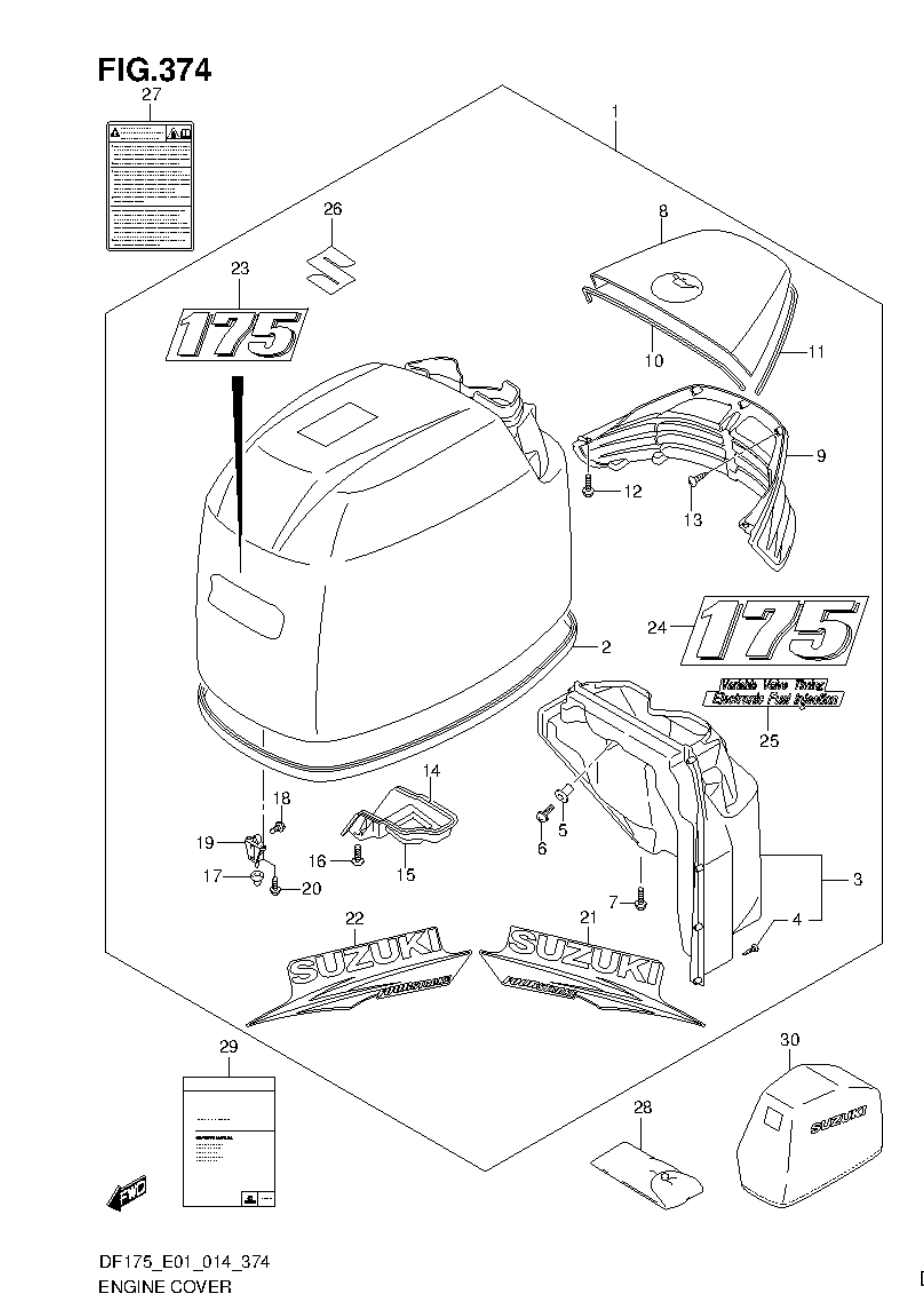 ENGINE COVER (FOR 0EP)