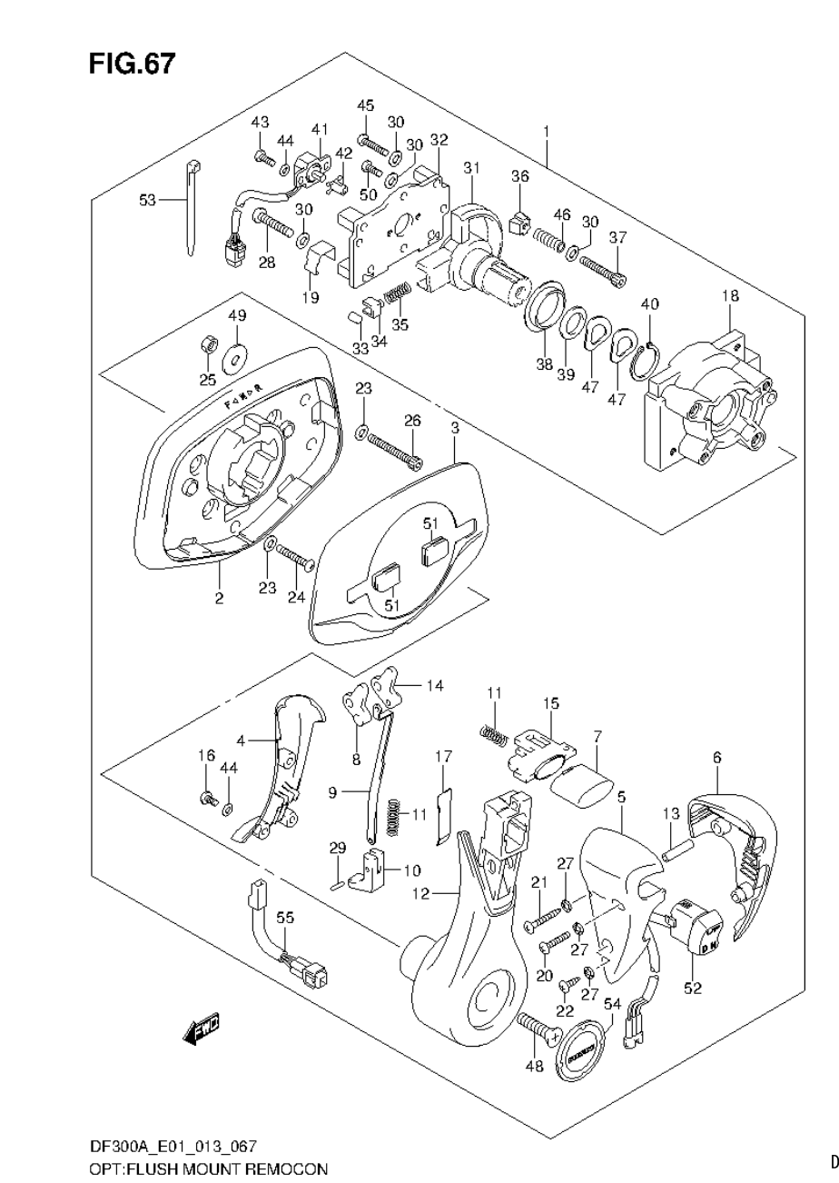 OPT:FLUSH MOUNT REMOCON