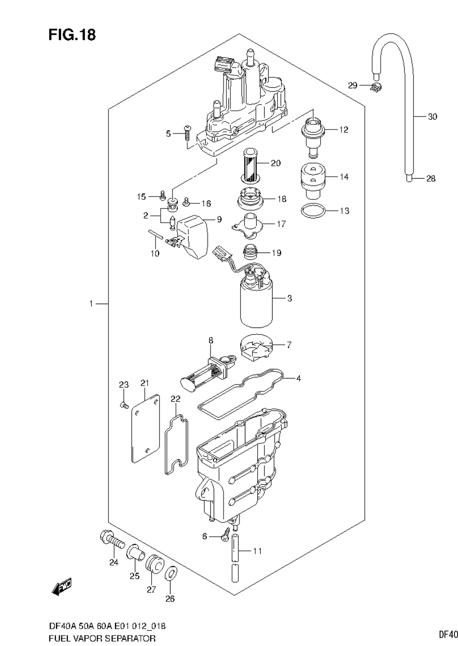 FUEL VAPOR SEPARATOR