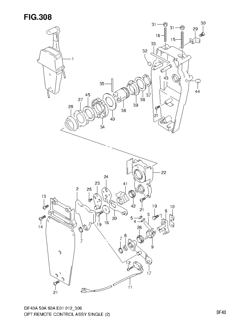 OPT:REMOTE CONTROL ASSY SINGLE(2)