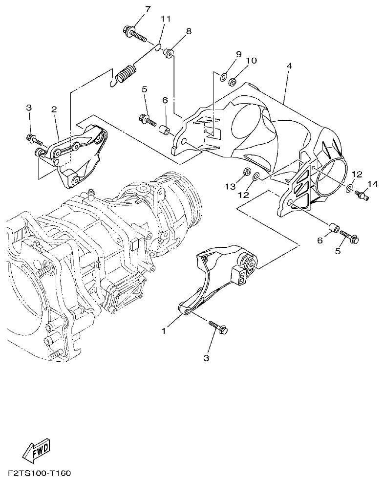 Yamaha FC1800A-U JET UNIT 3 parts diagram