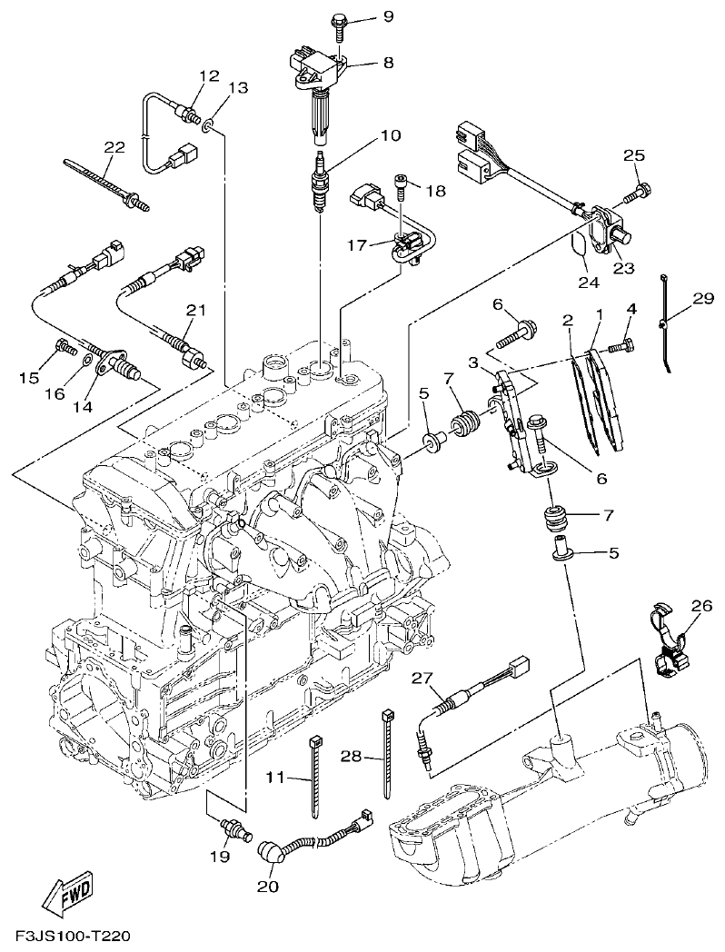 Yamaha FC1800A-U ELECTRICAL 2 parts diagram
