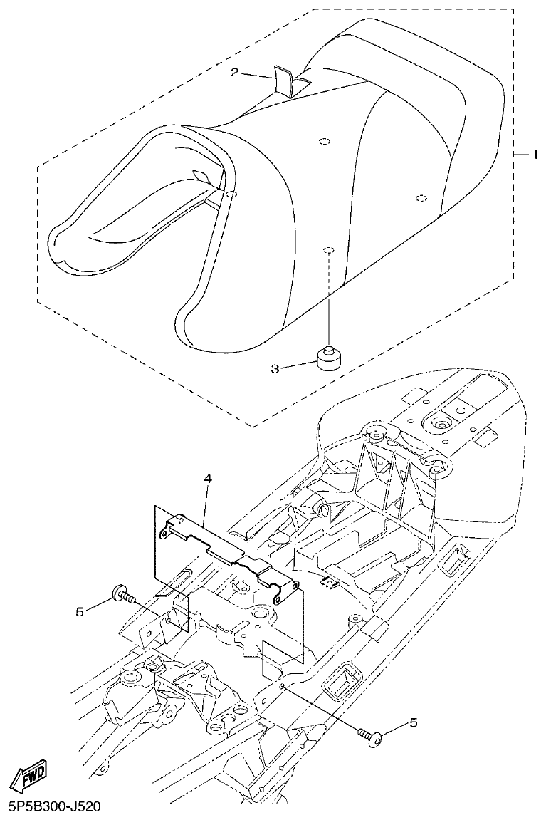 Yamaha FJR1300AP ALTERNATE 3 FOR CHASSIS parts diagram
