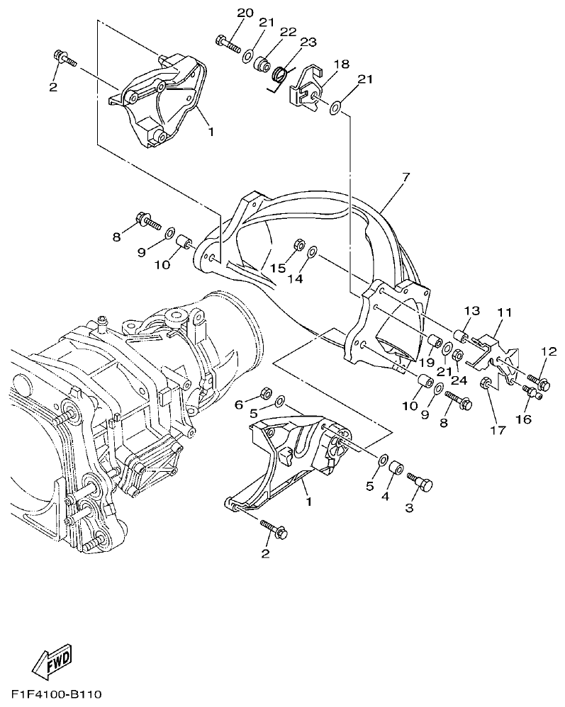 Yamaha FX11 JET UNIT 3 parts diagram